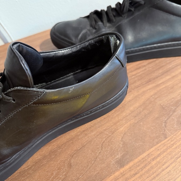 Common Projects Achilles Low – Black Leather Sneakers, Size 45 (US 12) - Picture 5 of 10